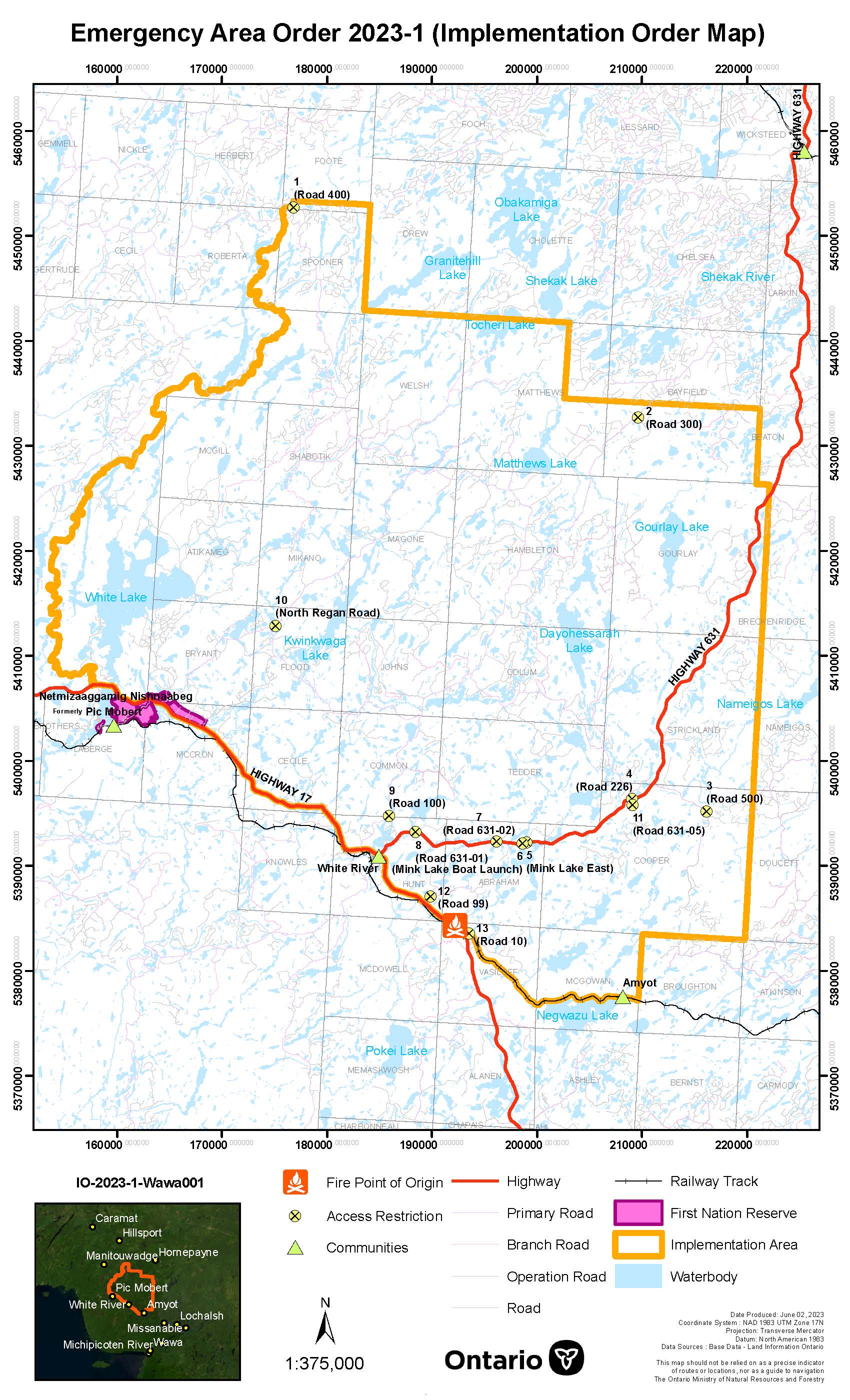 25 wildfires now burning across northeastern Ontario MNRF Elliot Lake News